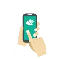 Logo de software de contabilidad móvil