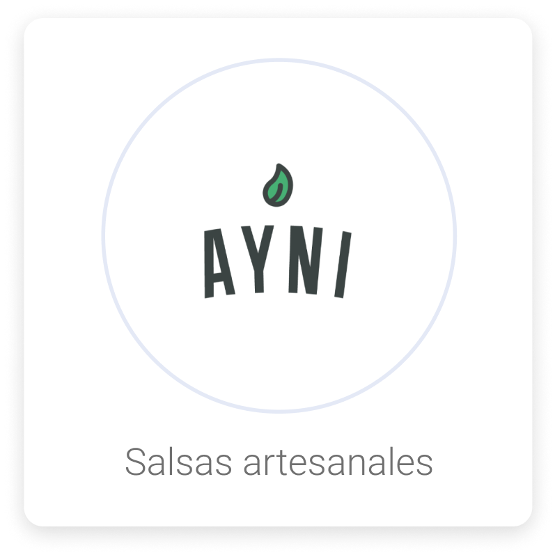 Ayni, salsas artesanales